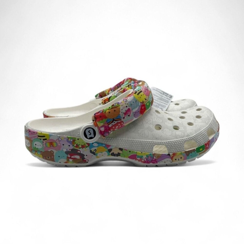 Squishmallows Crocs Classic Clog - White / Multicolor Men’s SZ 12